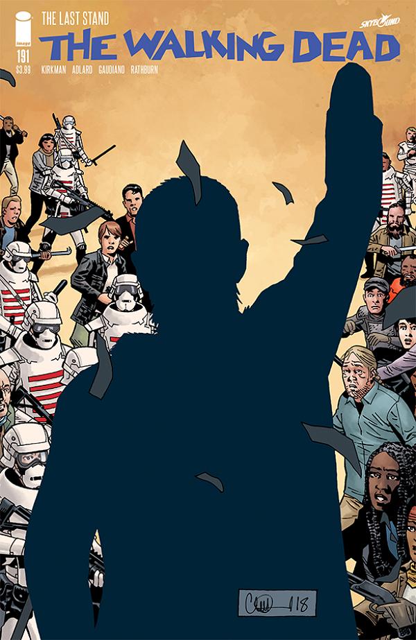 Walking Dead #191 cover by Dave Stewart