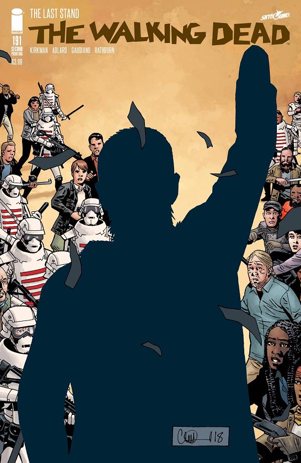 Walking Dead #191 cover by Dave Stewart