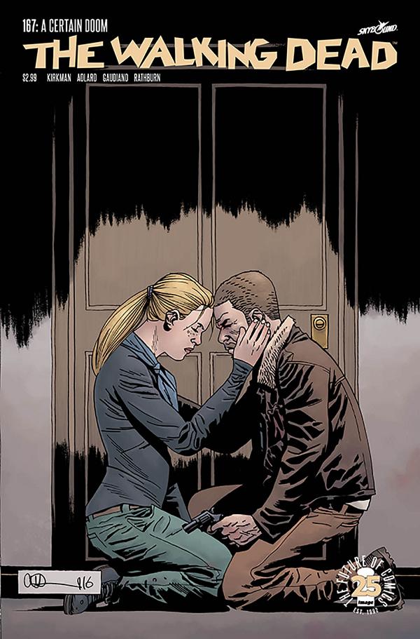 Walking Dead #167  cover