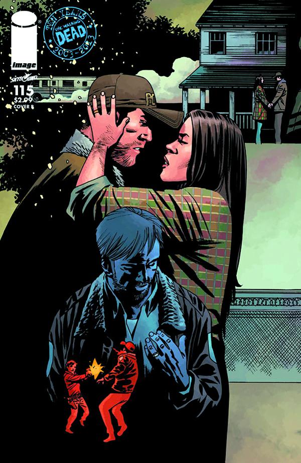 Walking Dead #115 variant cover by Dave Stewart