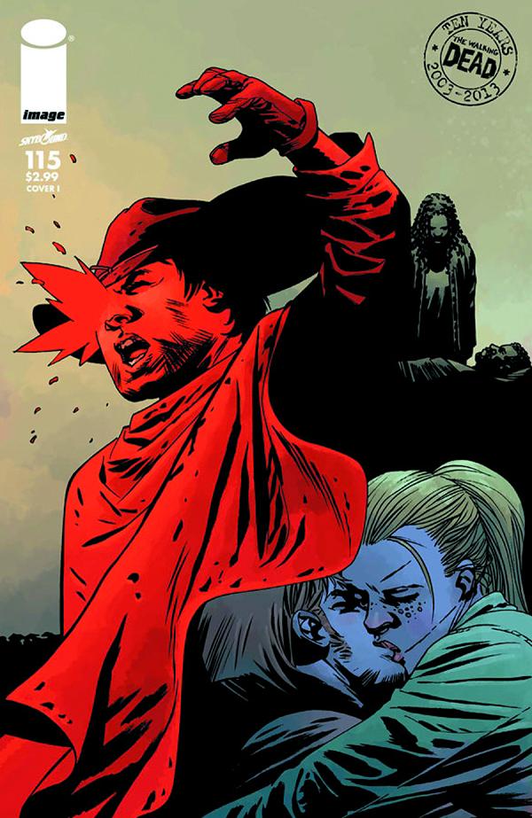 Walking Dead #115 variant cover by Dave Stewart