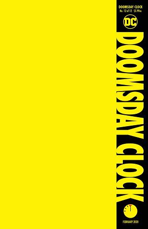 Doomsday Clock #12 (OF 12) BLANK cover