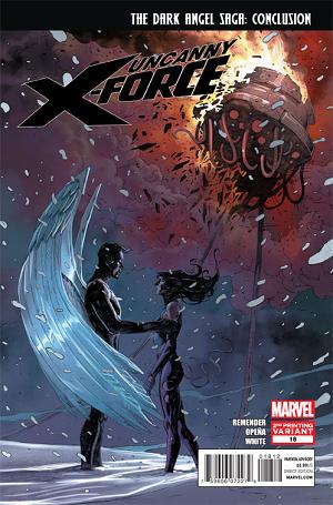 Uncanny X-Force #18 2ND PTG OPENA cover
