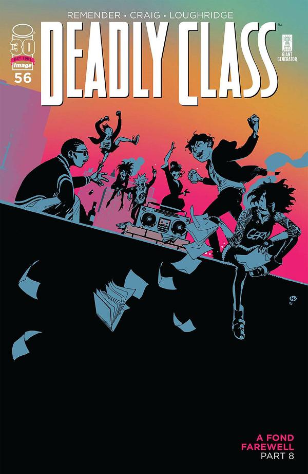 Deadly Class #56 cover by Wesley Craig
