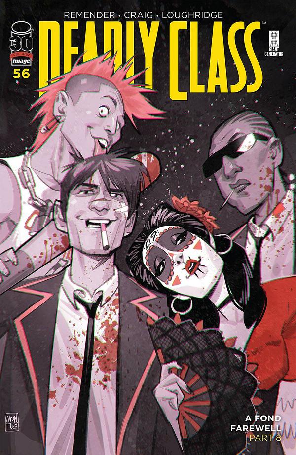 Deadly Class #56 variant cover by Miki Montllo