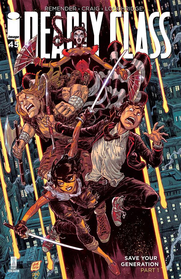 Deadly Class #45 CVR B LEVEL & DINISIO (MR) cover