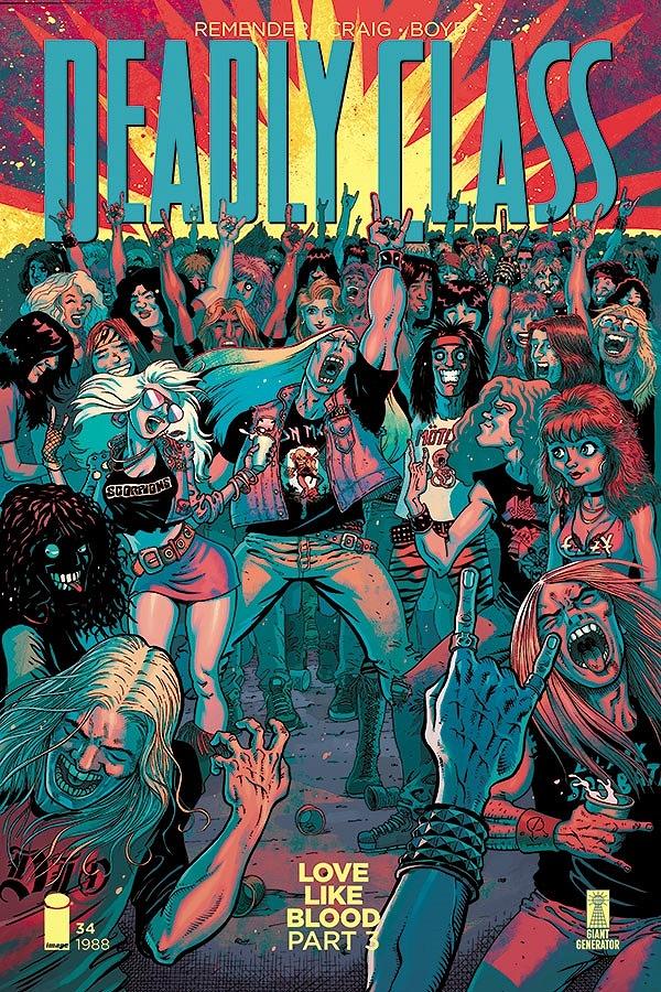 Deadly Class #34 CVR B HENSLEY (MR) cover