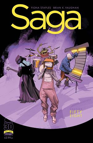 Saga #58 cover