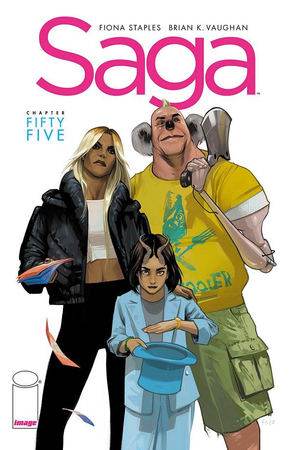 Saga #55  cover