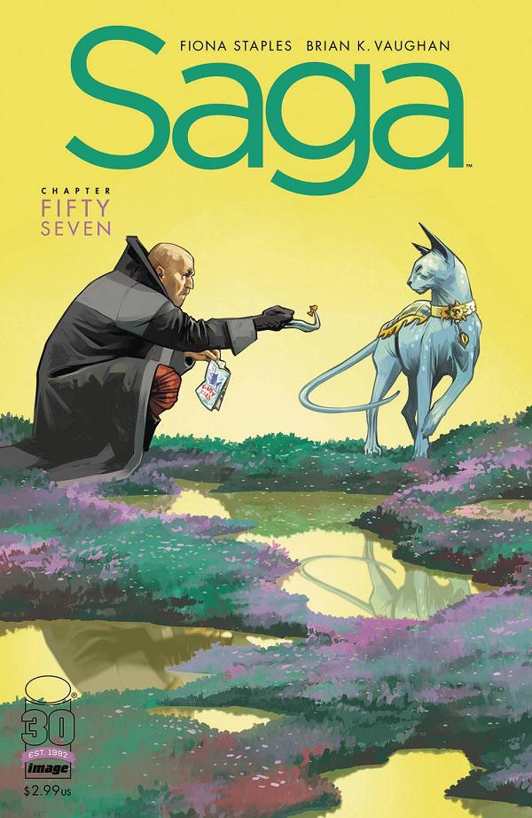 Saga #57  cover