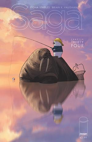 Saga #34  cover