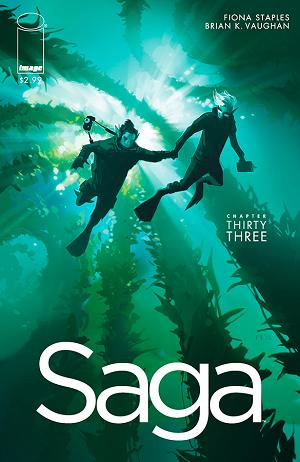 Saga #33  cover