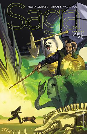 Saga #25  cover