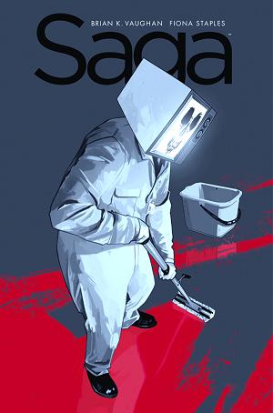 Saga #21  cover