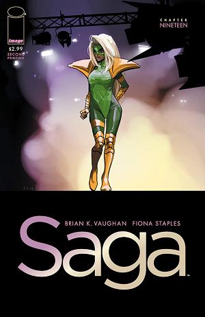 Saga #19  cover