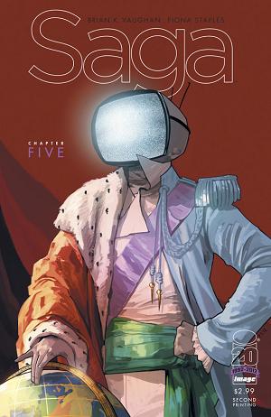 Saga #5  cover