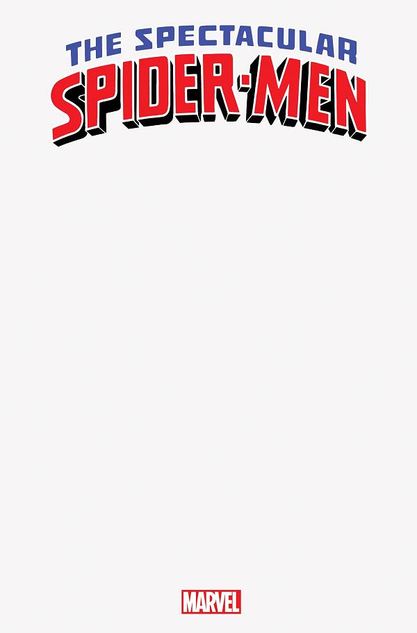 The Spectacular Spider-Men #1 BLANK COVER cover
