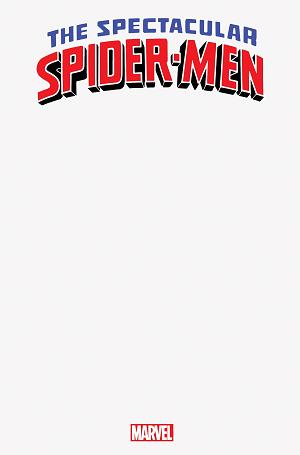 The Spectacular Spider-Men #1 BLANK COVER cover