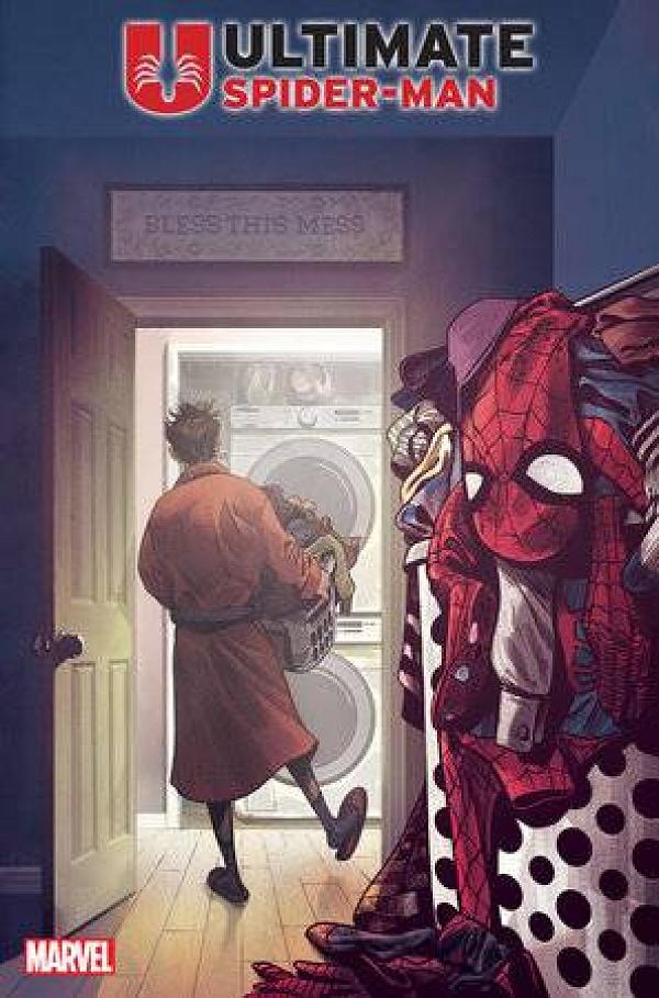 Ultimate Spider-Man #3 variant cover by Mike Del Mundo
