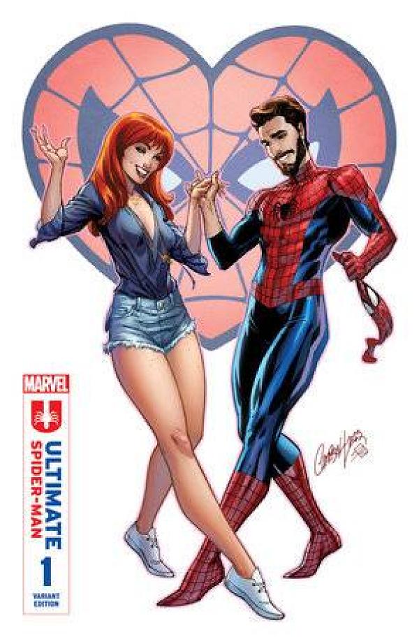 Ultimate Spider-Man #1 variant cover by J. Scott Campbell