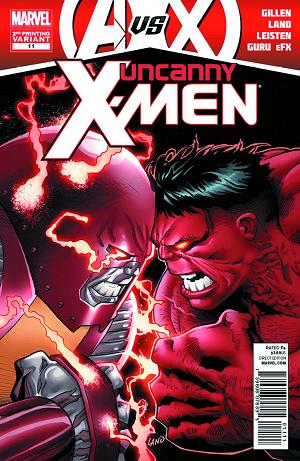 Uncanny X-Men #11 2ND PTG LAND cover