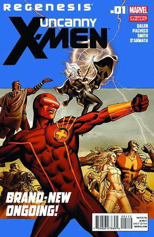 Uncanny X-Men #1 2ND PTG PACHECO cover