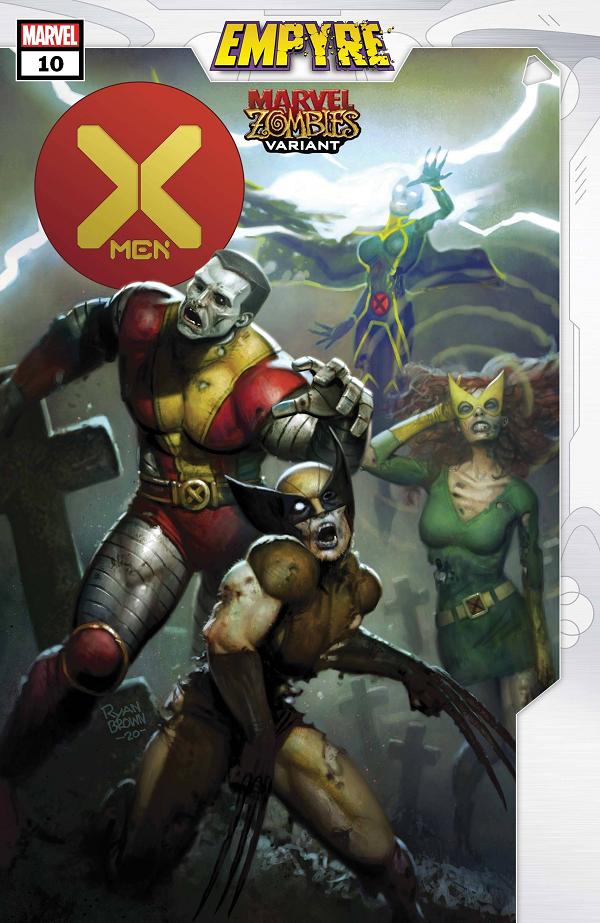 X-Men #10 variant cover by Ryan Brown