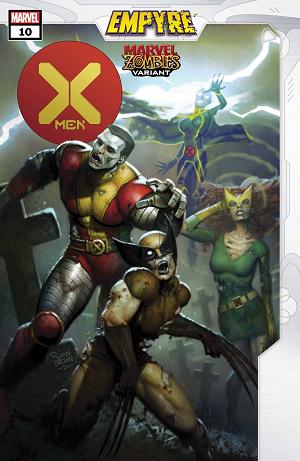 X-Men #10 BROWN MARVEL ZOMBIES cover