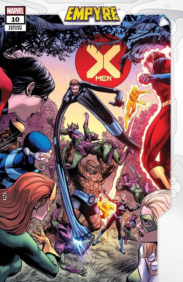 X-Men #10 ZIRCHER CONFRONTATION cover