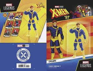 X-Men Forever #1 X-MEN 97 CYCLOPS ACTION FIGURE cover