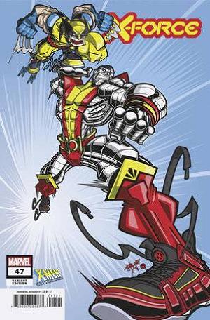 X-Force #47 TRACY TUBERA X-MEN 60TH cover
