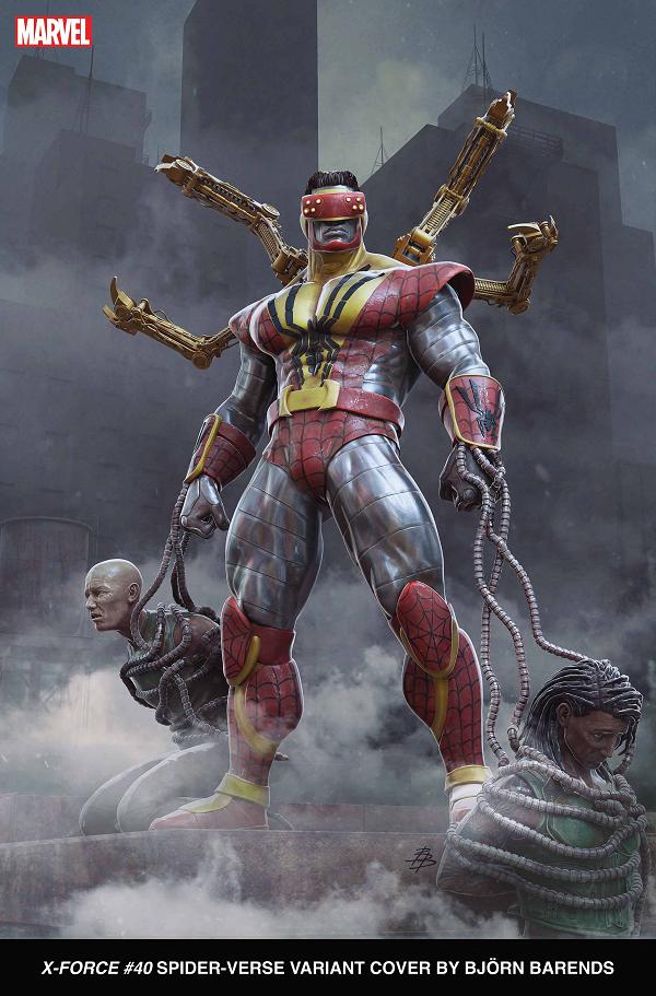 X-Force #40 BARENDS SPIDER-VERSE cover