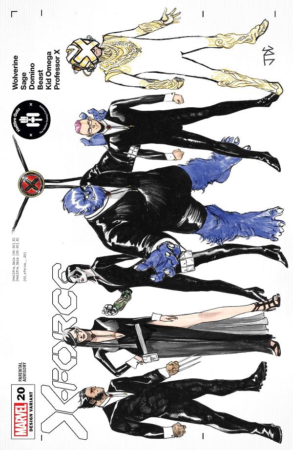 X-Force #20 CASSARA CHARACTER DESIGN cover