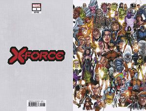 X-Force #1 BAGLEY EVERY MUTANT EVER cover