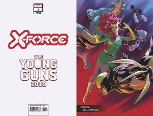 X-Force #1 DAUTERMAN YOUNG GUNS cover