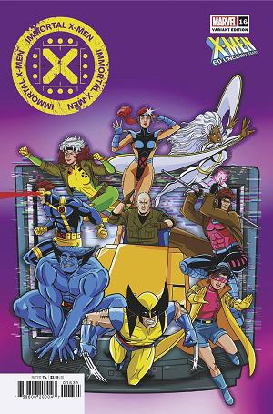 Immortal X-Men #16 DAN VEESENMEYER X-MEN 60TH cover