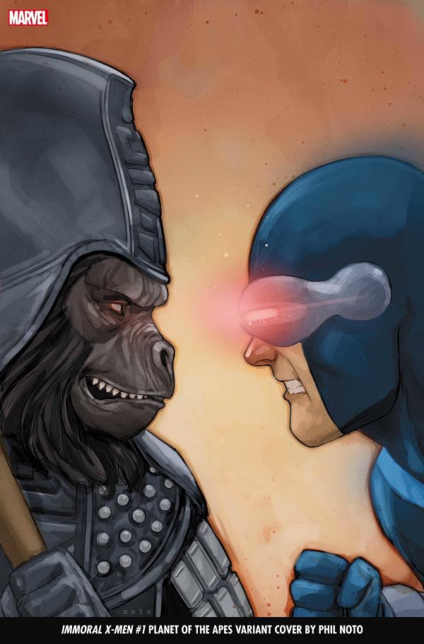 Immoral X-Men #1 (OF 3) NOTO PLANET OF THE APES cover
