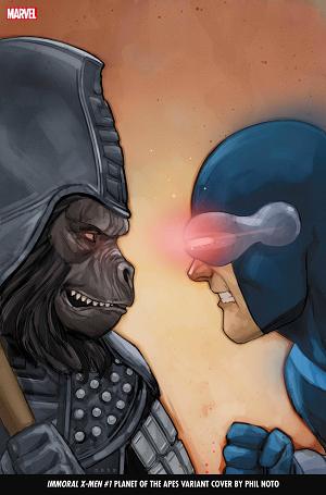 Immoral X-Men #1 (OF 3) NOTO PLANET OF THE APES cover