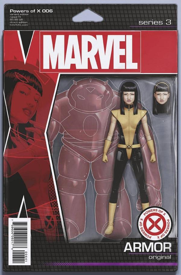 Powers Of X #6 (OF 6) CHRISTOPHER ACTION FIGURE cover