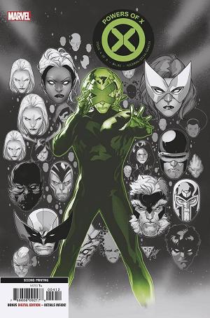 Powers Of X #4 (OF 6) 2ND PTG SILVA cover
