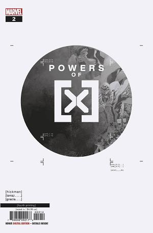 Powers Of X #2 (OF 6) 4TH PTG SILVA cover