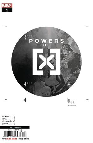Powers Of X #1 (OF 6) 4TH PTG SILVA cover