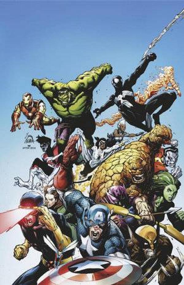 Marvel Super Heroes: Secret Wars Battleworld #1 100 COPY INCV STEGMAN VIR cover