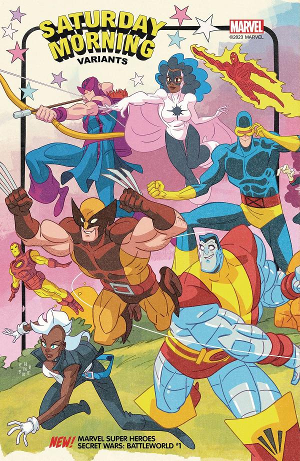 Marvel Super Heroes: Secret Wars Battleworld #1 GALLOWAY SATURDAY MORNING cover