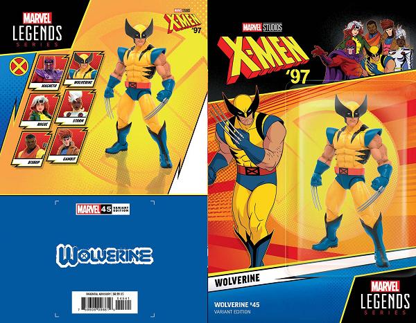 Wolverine #45 X-MEN 97 WOLVERINE ACTION FIGURE cover