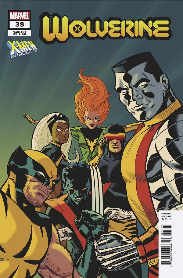Wolverine #38 MICHAEL CHO X-MEN 60TH cover