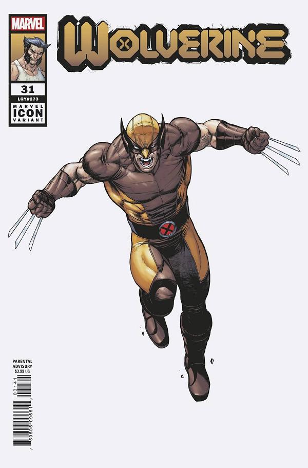 Wolverine #31 CASELLI MARVEL ICON cover