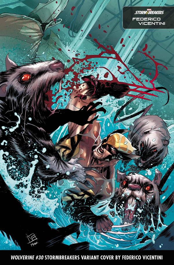 Wolverine #30 VICENTINI STORMBREAKERS cover