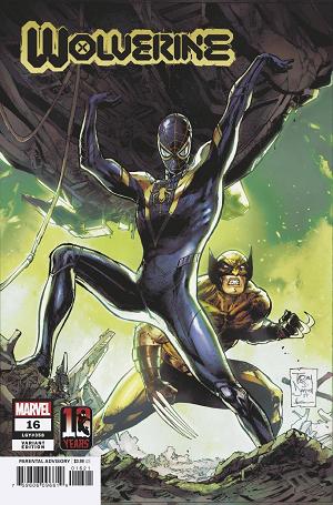 Wolverine #16 DANIEL MILES MORALES 10TH ANNIV cover
