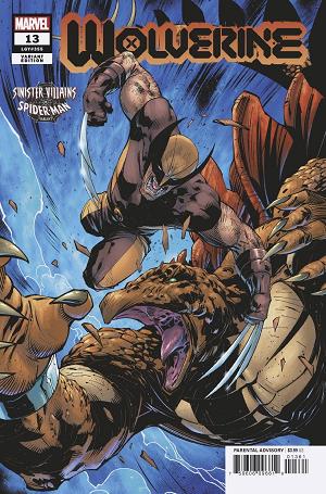 Wolverine #13 BENJAMIN SPIDER-MAN VILLAINS cover